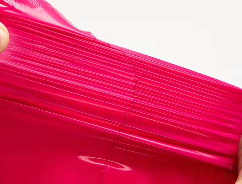 康马玫红色快递袋-05