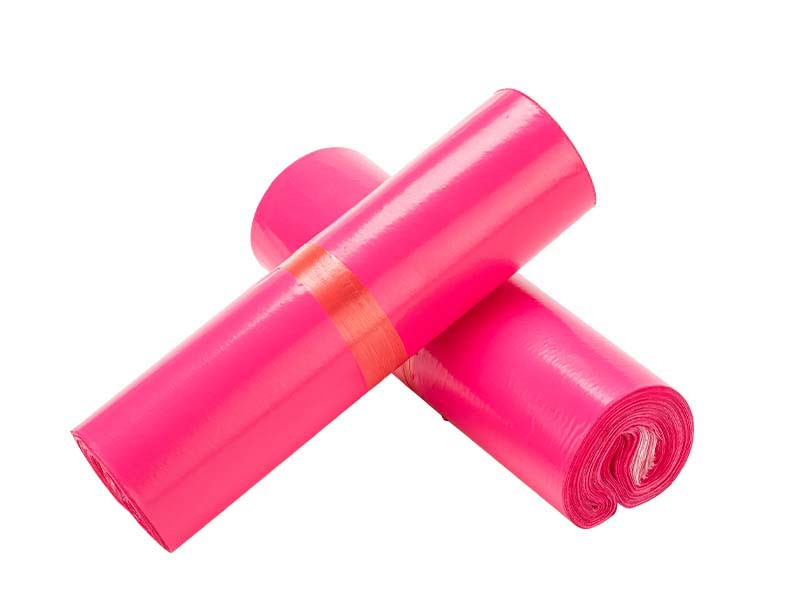 康马玫红色快递袋-02